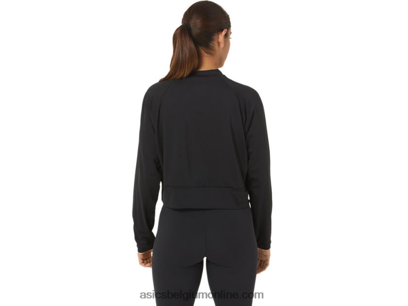 dames de nieuwe sterke hergebruikte trui V6HXR22693 zwart Asics