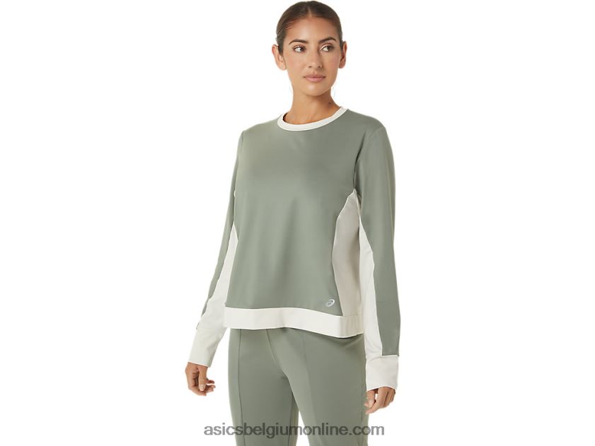 hergebruikte flare-top voor dames V6HXR22777 korstmos groen/berk Asics