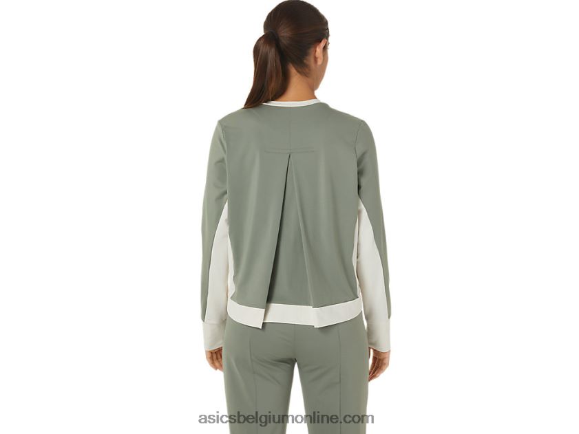 hergebruikte flare-top voor dames V6HXR22777 korstmos groen/berk Asics
