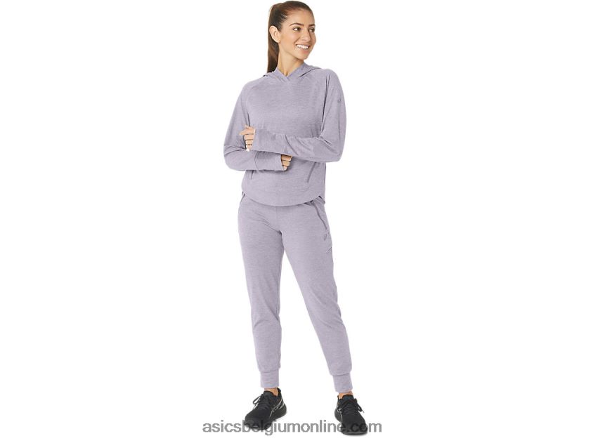 tech po-hoodie 2.0 voor dames V6HXR22351 schemerviolet spacedye Asics
