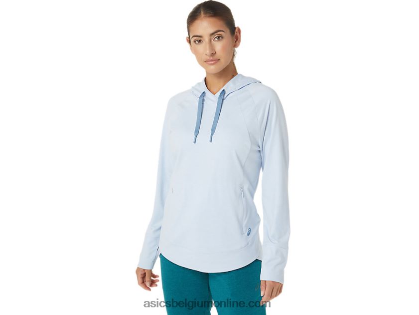 technische pullover-hoodie voor dames V6HXR22767 zachte lucht spacedye Asics