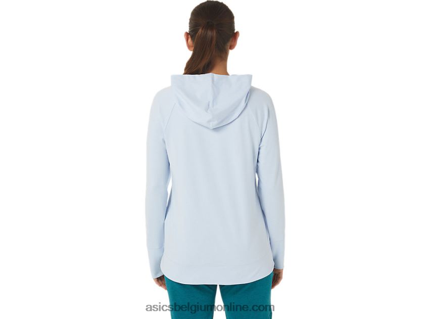 technische pullover-hoodie voor dames V6HXR22767 zachte lucht spacedye Asics