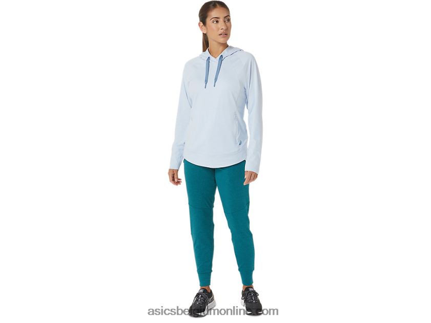 technische pullover-hoodie voor dames V6HXR22767 zachte lucht spacedye Asics