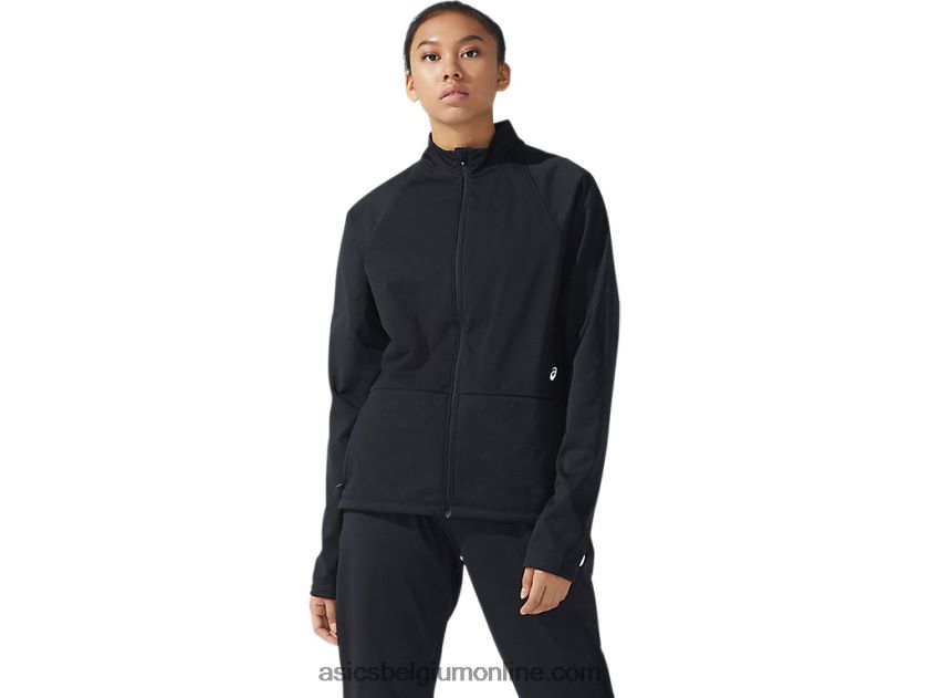 Thermostorm damesjack met volledige ritssluiting V6HXR23633 prestatie zwart Asics