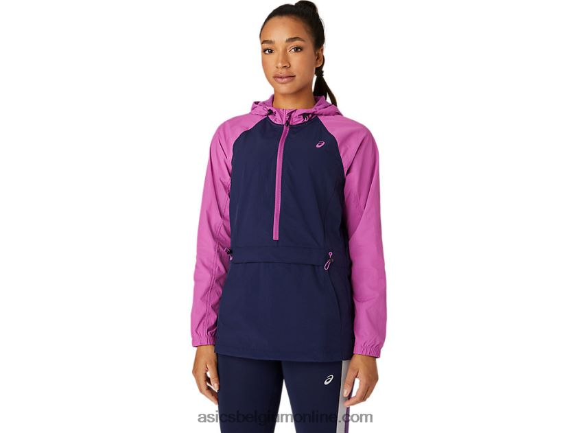 anorakjas voor dames V6HXR24114 digitale druif/peacoat Asics