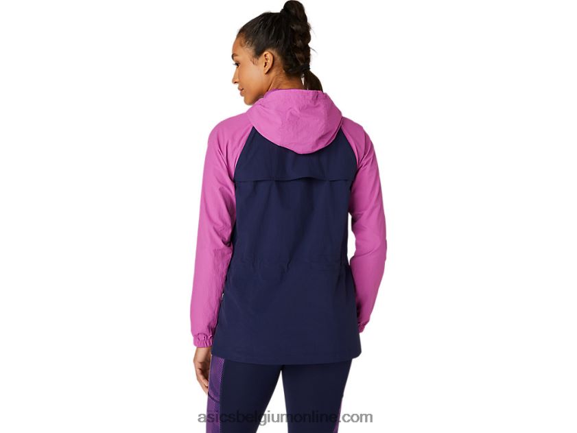 anorakjas voor dames V6HXR24114 digitale druif/peacoat Asics