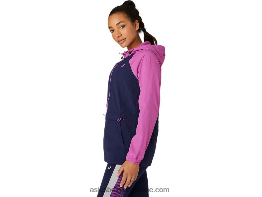 anorakjas voor dames V6HXR24114 digitale druif/peacoat Asics