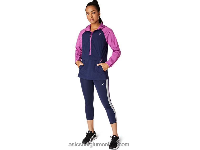 anorakjas voor dames V6HXR24114 digitale druif/peacoat Asics