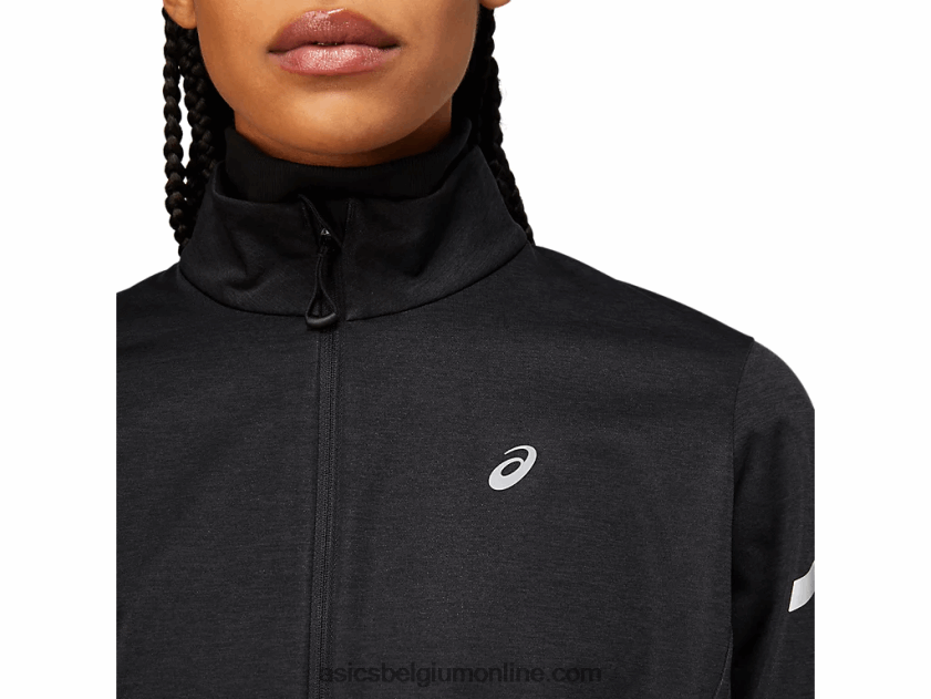 dames lite-show winterjas V6HXR23646 prestaties zwarte heide Asics