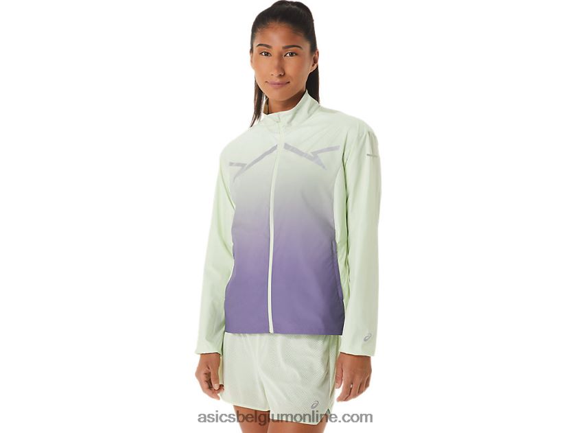 dames lite-showjack V6HXR22334 fluistergroen/stoffig paars Asics