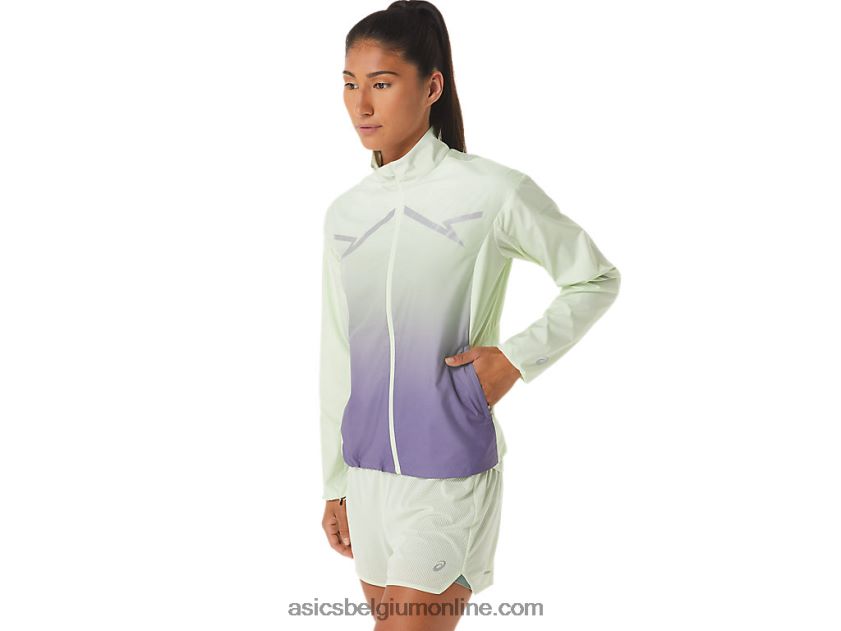 dames lite-showjack V6HXR22334 fluistergroen/stoffig paars Asics