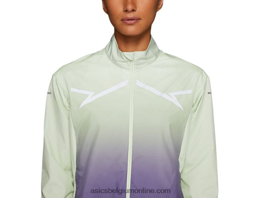 dames lite-showjack V6HXR22334 fluistergroen/stoffig paars Asics