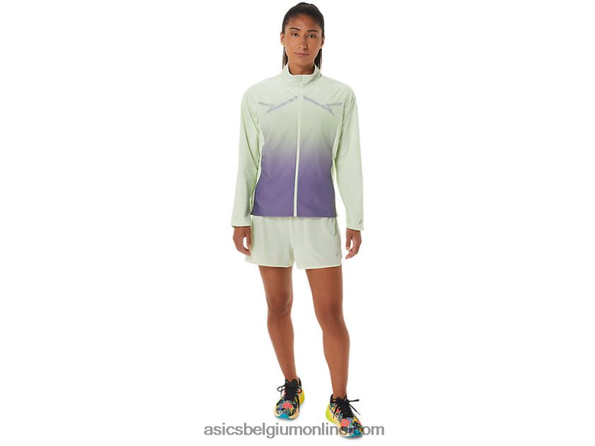 dames lite-showjack V6HXR22334 fluistergroen/stoffig paars Asics