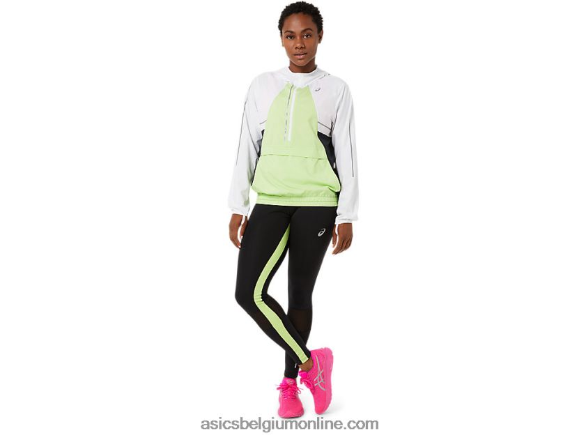 dames lite-showjack V6HXR23270 schitterend wit/limoengroen Asics