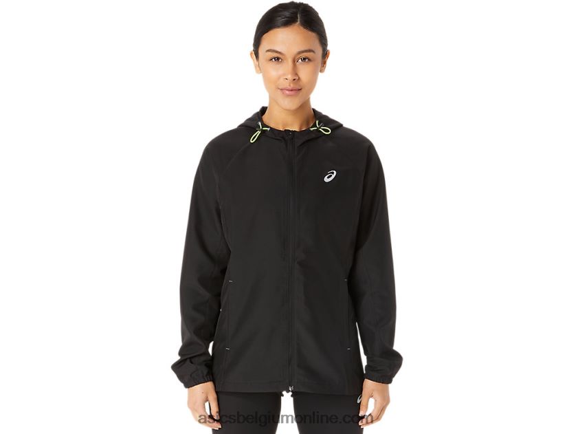 dames pr lyte packable jack V6HXR22310 prestatie zwart Asics