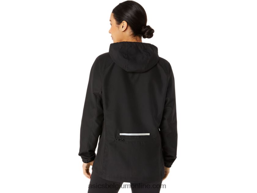 dames pr lyte packable jack V6HXR22310 prestatie zwart Asics