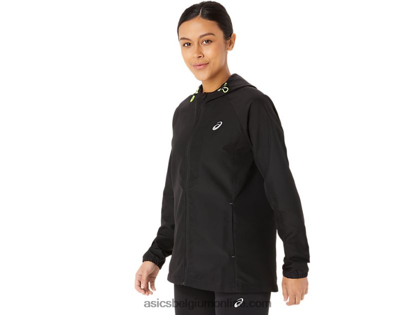 dames pr lyte packable jack V6HXR22310 prestatie zwart Asics