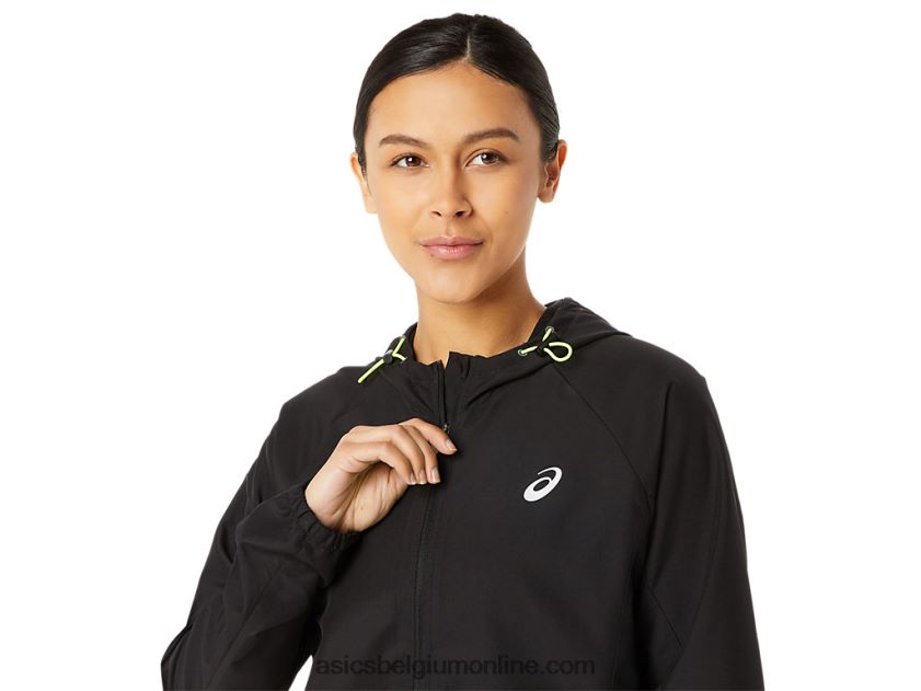 dames pr lyte packable jack V6HXR22310 prestatie zwart Asics