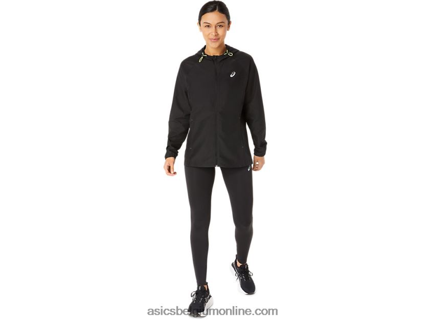 dames pr lyte packable jack V6HXR22310 prestatie zwart Asics