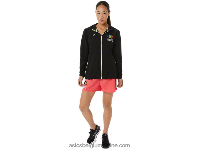 dames ready set jas wch V6HXR23222 prestatie zwart Asics