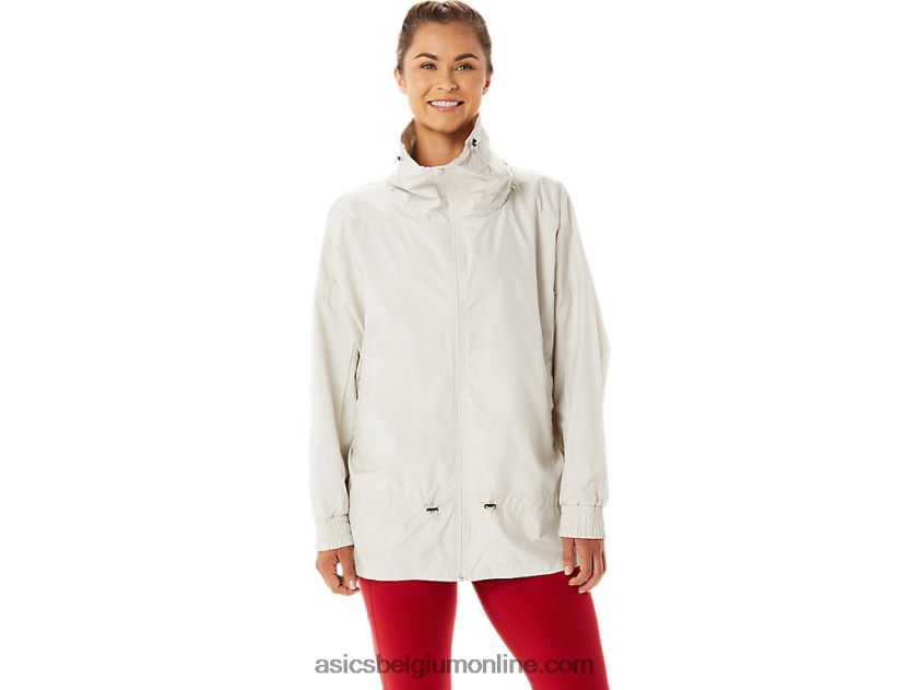 geweven movekoyo-jas voor dames V6HXR22776 rook grijs Asics