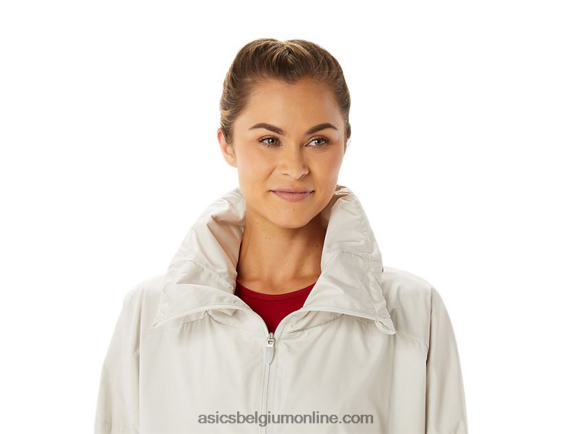 geweven movekoyo-jas voor dames V6HXR22776 rook grijs Asics
