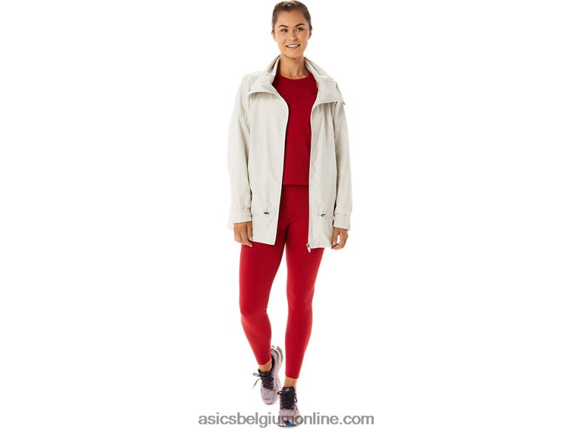 geweven movekoyo-jas voor dames V6HXR22776 rook grijs Asics