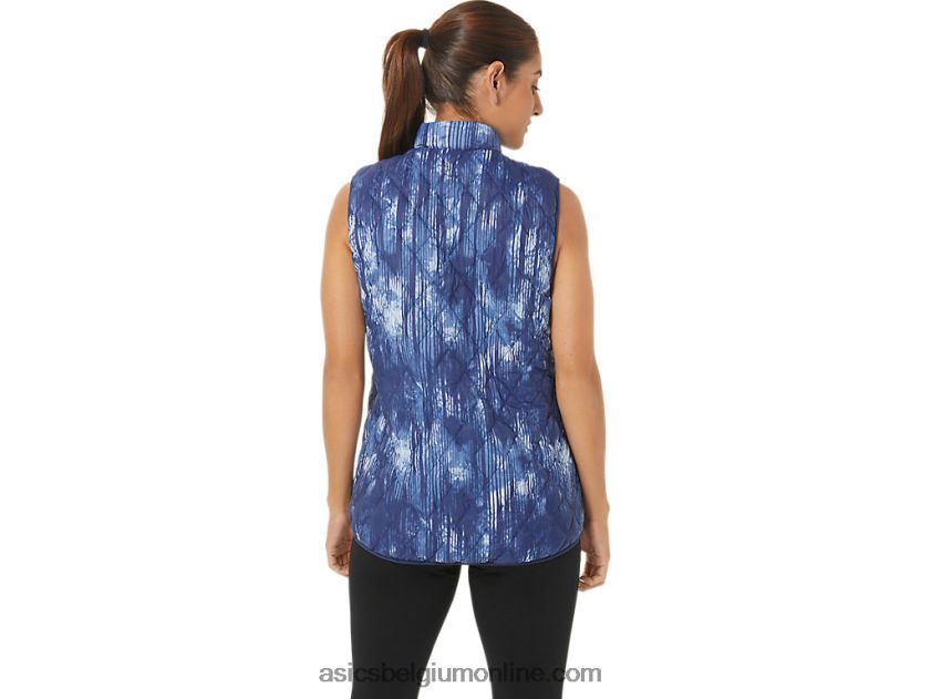 omgekeerd geïsoleerd vest voor dames V6HXR22758 grand shark tie die/soft sky Asics