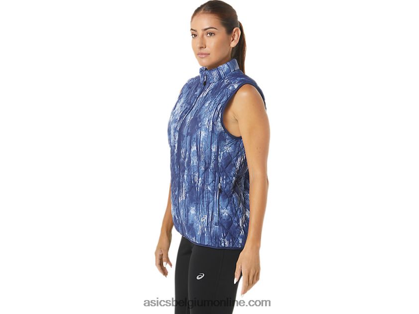 omgekeerd geïsoleerd vest voor dames V6HXR22758 grand shark tie die/soft sky Asics