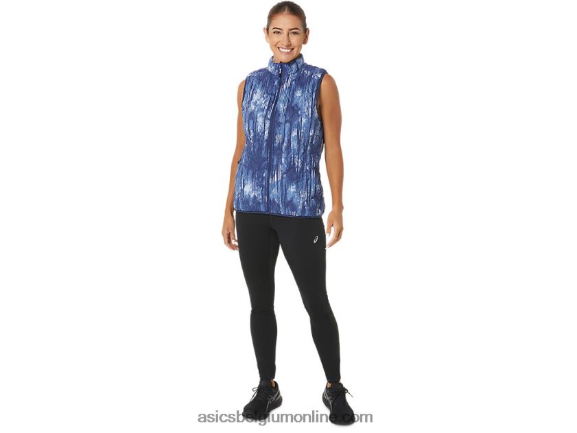 omgekeerd geïsoleerd vest voor dames V6HXR22758 grand shark tie die/soft sky Asics