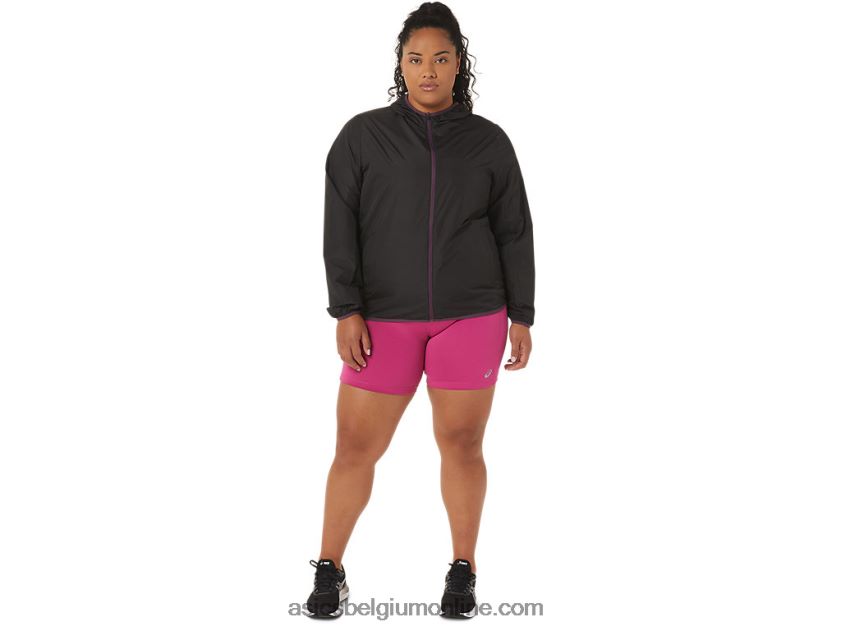 opvouwbare jas voor dames V6HXR23358 performance zwart/diep pruim Asics