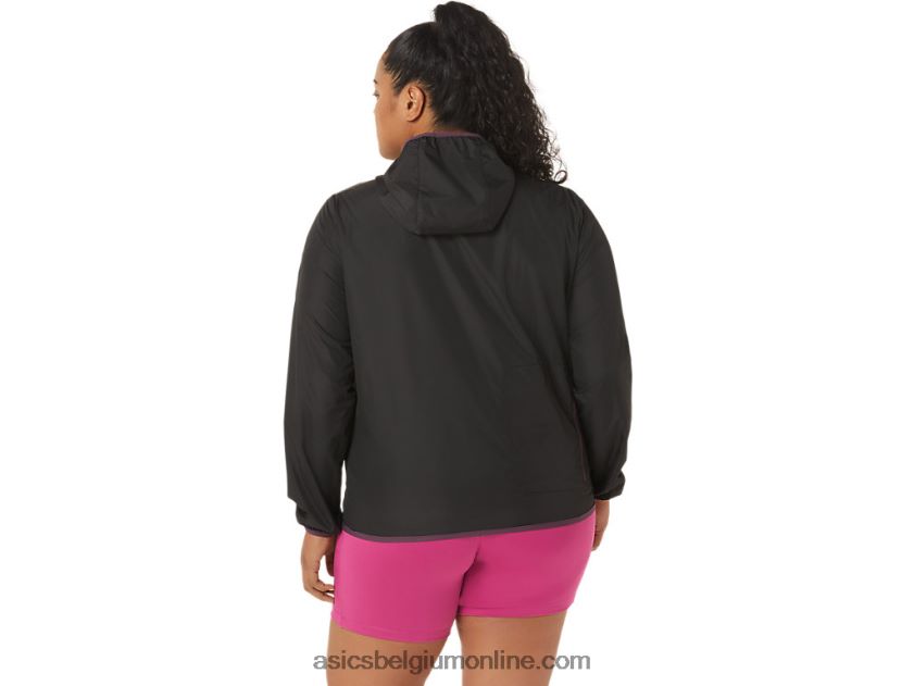 opvouwbare jas voor dames V6HXR23358 performance zwart/diep pruim Asics