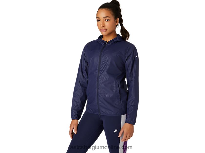 opvouwbare jas voor dames V6HXR24101 peacoat reliëf Asics