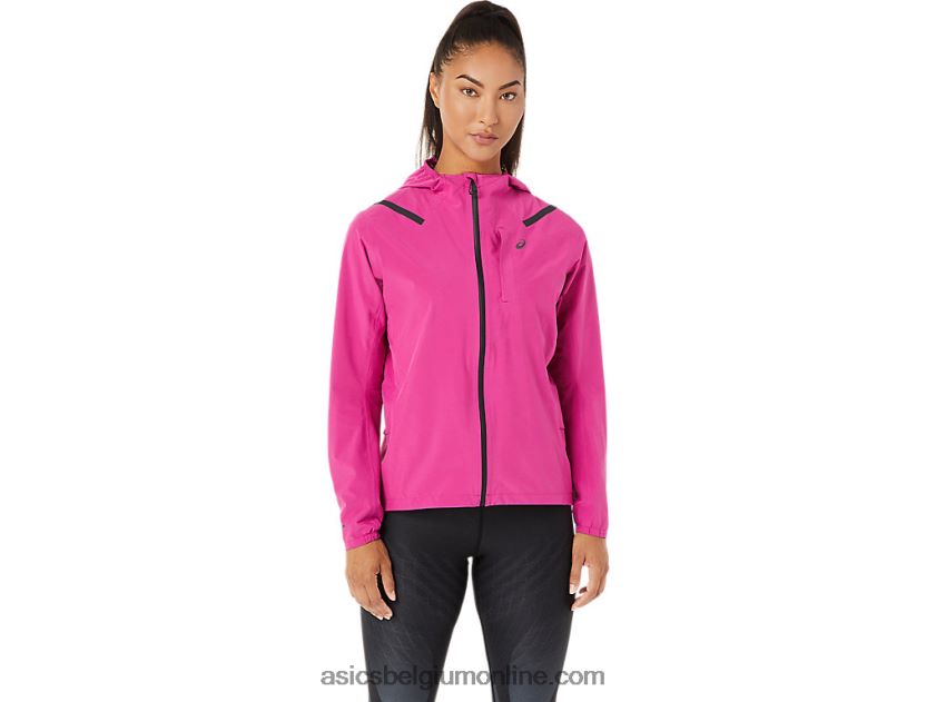 versnelde waterdichte 2.0-jas voor dames V6HXR23274 fuchsia rood Asics