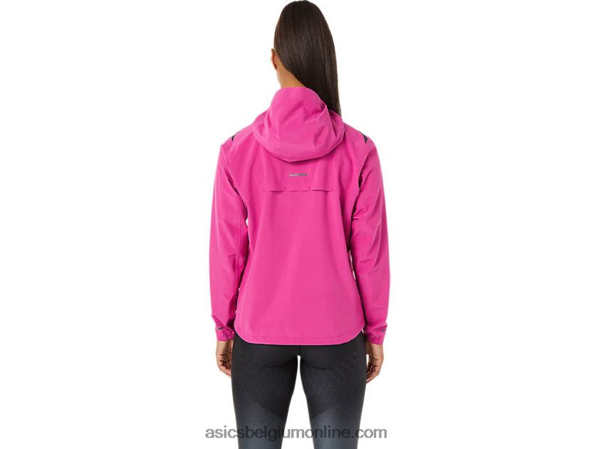 versnelde waterdichte 2.0-jas voor dames V6HXR23274 fuchsia rood Asics