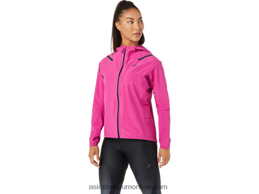 versnelde waterdichte 2.0-jas voor dames V6HXR23274 fuchsia rood Asics