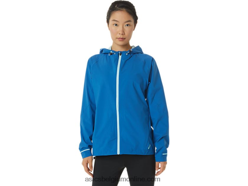 waterdichte damesjas V6HXR23341 meer rijden/clear blue Asics