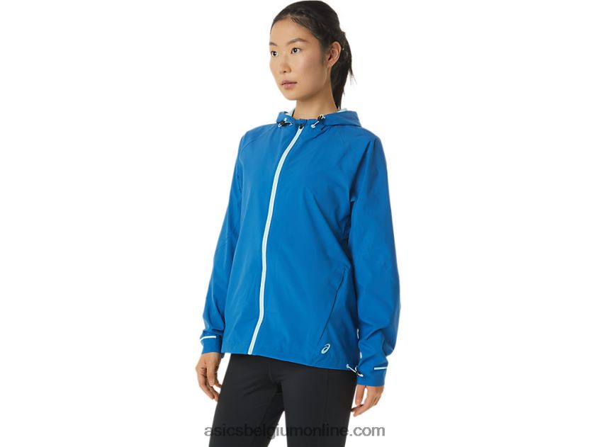 waterdichte damesjas V6HXR23341 meer rijden/clear blue Asics