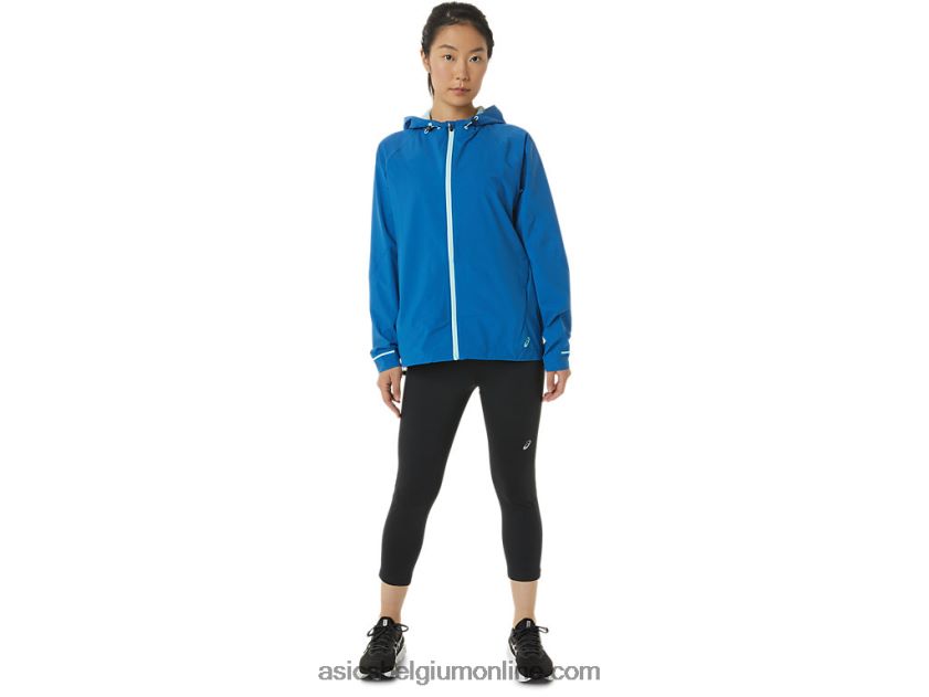 waterdichte damesjas V6HXR23341 meer rijden/clear blue Asics