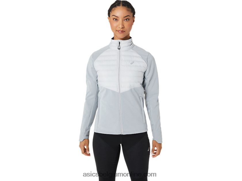 winter hardloopjack voor dames V6HXR22827 gletsjergrijze heide Asics