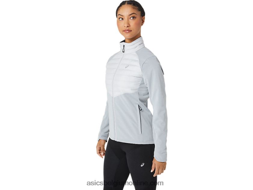 winter hardloopjack voor dames V6HXR22827 gletsjergrijze heide Asics