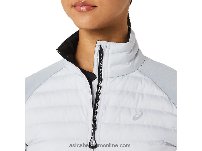 winter hardloopjack voor dames V6HXR22827 gletsjergrijze heide Asics