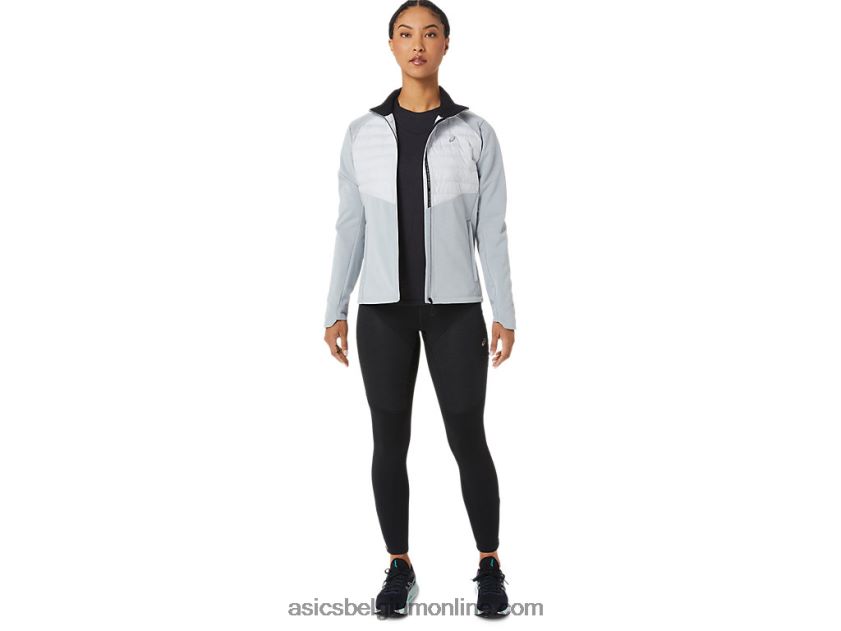 winter hardloopjack voor dames V6HXR22827 gletsjergrijze heide Asics