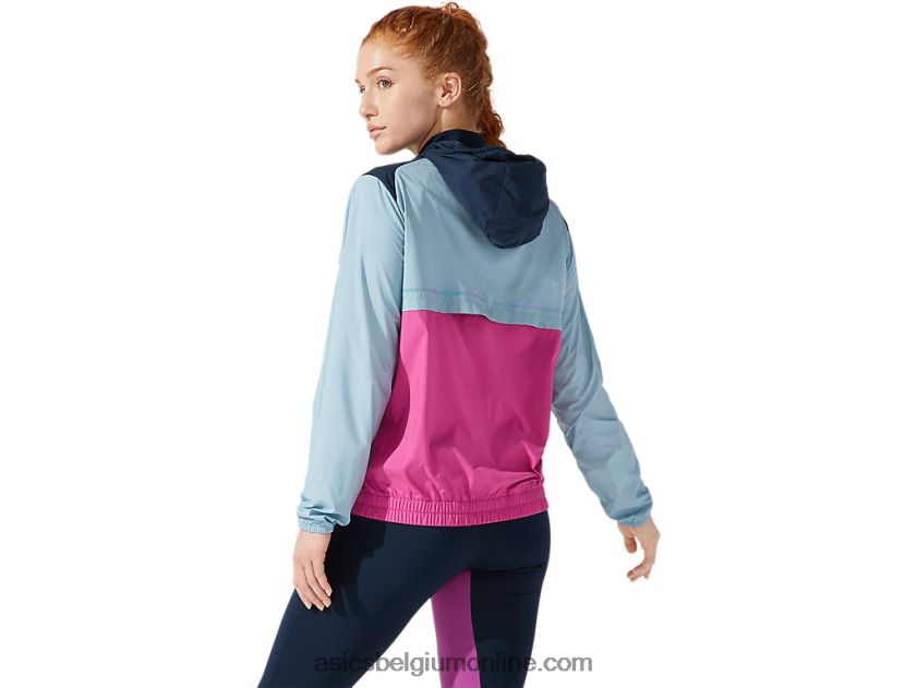 zichtbaarheidsjack voor dames V6HXR24058 frans blauw/rookblauw Asics