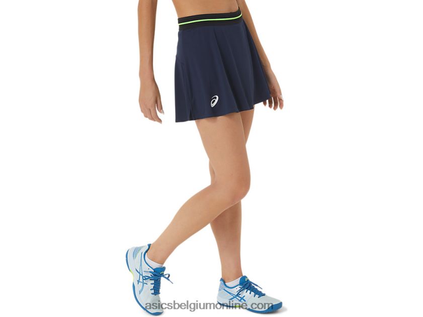 dames wedstrijdskort V6HXR22533 middernacht Asics