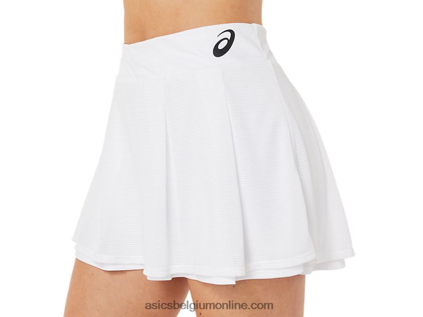 dames wedstrijdskort V6HXR23523 briljant wit Asics