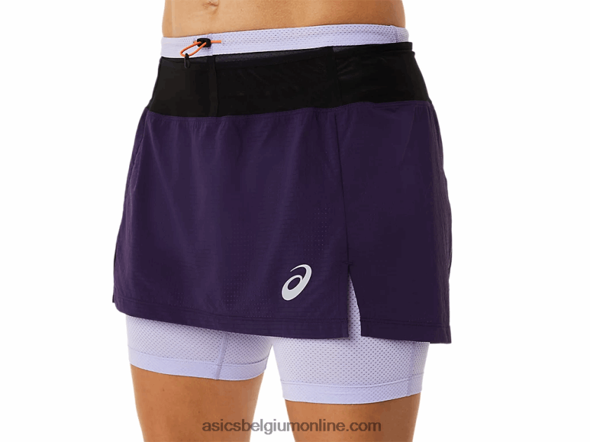 fujitrail-skort voor dames V6HXR23079 nachtschaduw/damp Asics