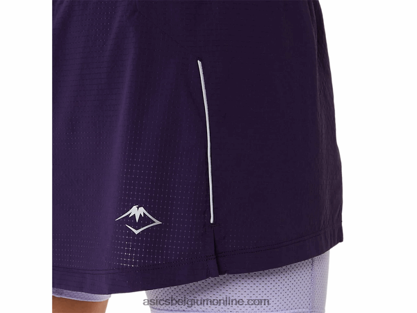fujitrail-skort voor dames V6HXR23079 nachtschaduw/damp Asics