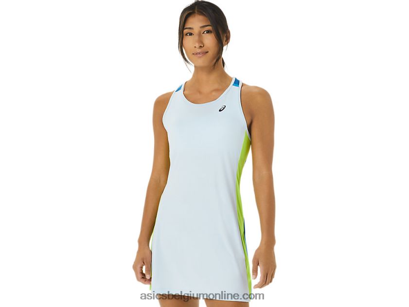 grafische rechtbankjurk voor dames V6HXR22557 hemel/herboren blauw Asics