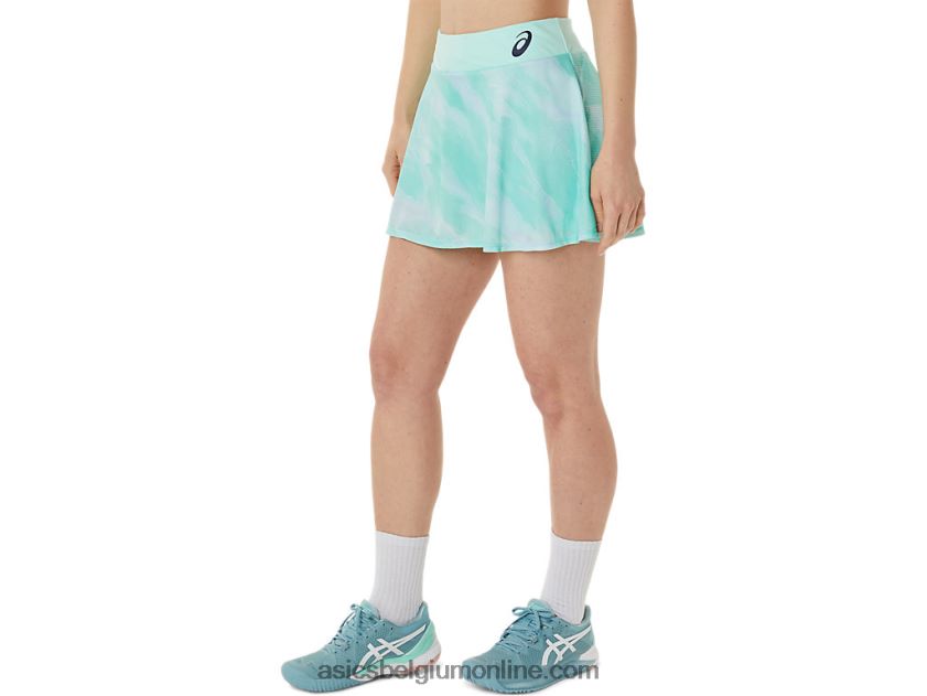 grafische wedstrijdskort voor dames V6HXR23067 vers ijs Asics